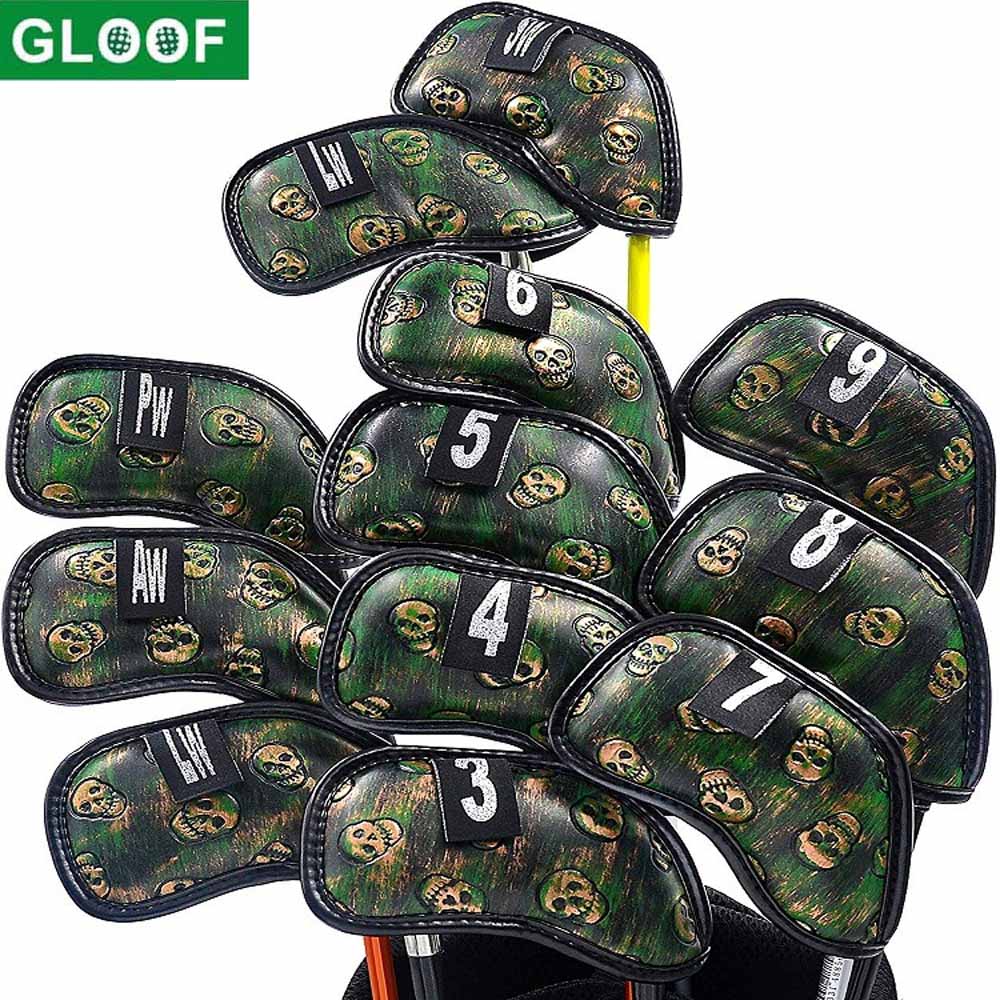 Golf Equipment Kit - Набор из 12 чехлов для головок